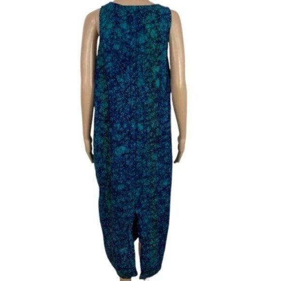 NNAMDI Ibenagu Spirit of Courage old style African tie dye sleeveless dress med - Picture 8 of 13